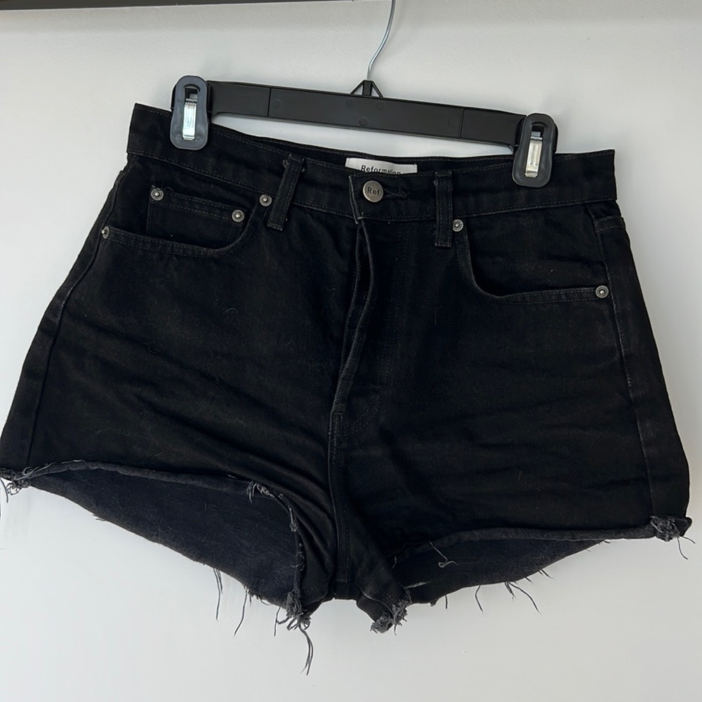 Reformation Dixie High Rise Denim Short